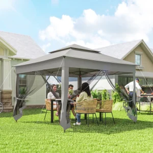 11' x 11' Outdoor 2-Tier Pop Up Gazebo