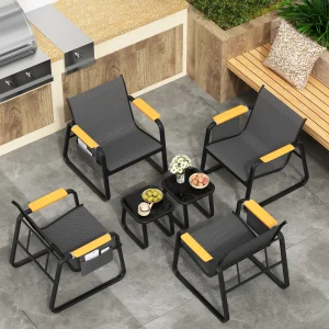 6-Piece Textilene Patio Conversation Set, (Copy)