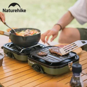 Naturehike Camping Stove Double Burner Portable High Firepower